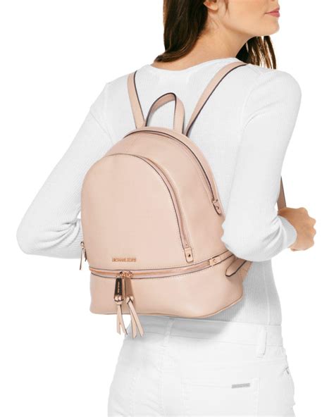 pink and rose gold michael kors backpack|michael kohrbackpack pink woman's.